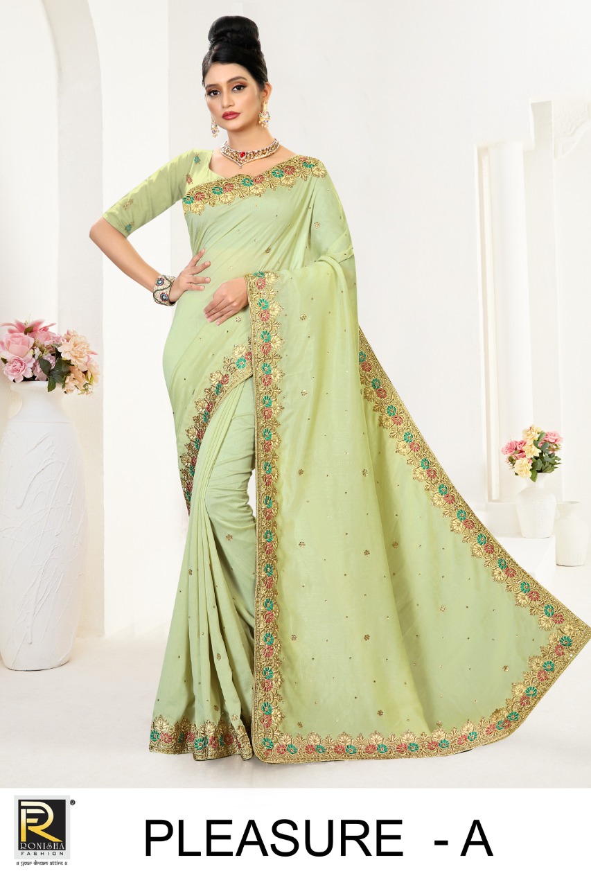Ranjna Pleasure Fastive Wear Designer Saree Collection