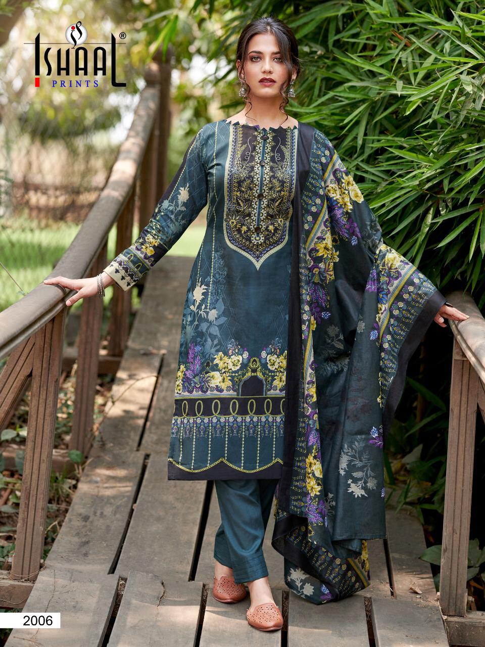 Ishaal Gulmohar Combo Vol  2 Karachi Dress Material Catalog