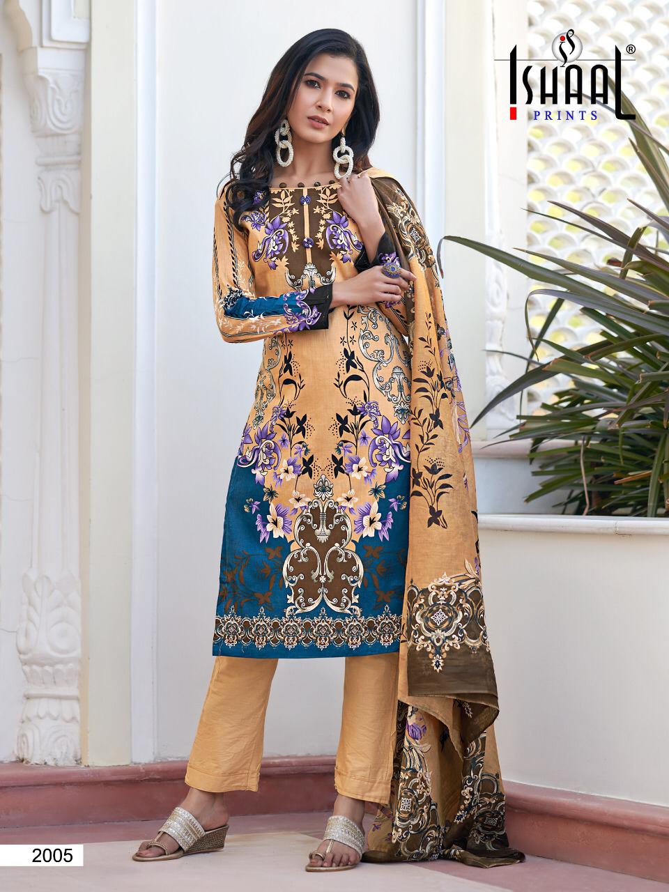 Ishaal Gulmohar Combo Vol  2 Karachi Dress Material Catalog