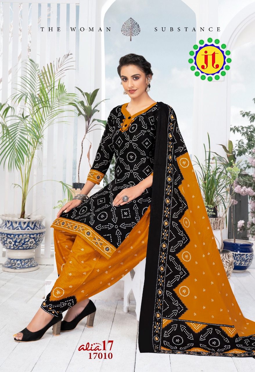 Jt Alia  Vol 17 Regular Wear Bandhani Printed Cotton  Catalog