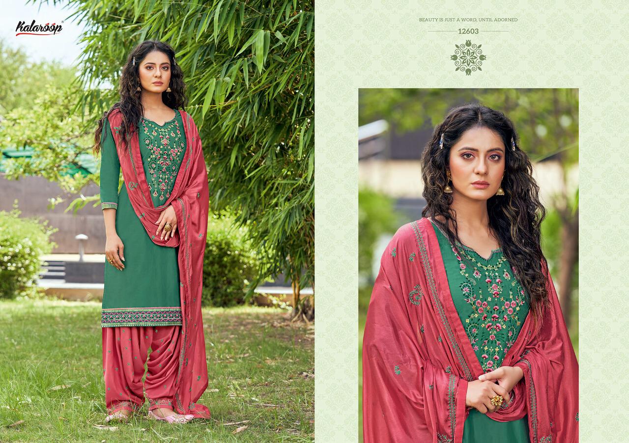 Kalaroop Fashion Patiyala Vol  31 Designer Silk Ethnic Wear Ready-made Salwar Suits Catalog