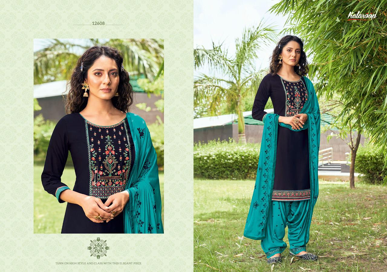 Kalaroop Fashion Patiyala Vol  31 Designer Silk Ethnic Wear Ready-made Salwar Suits Catalog