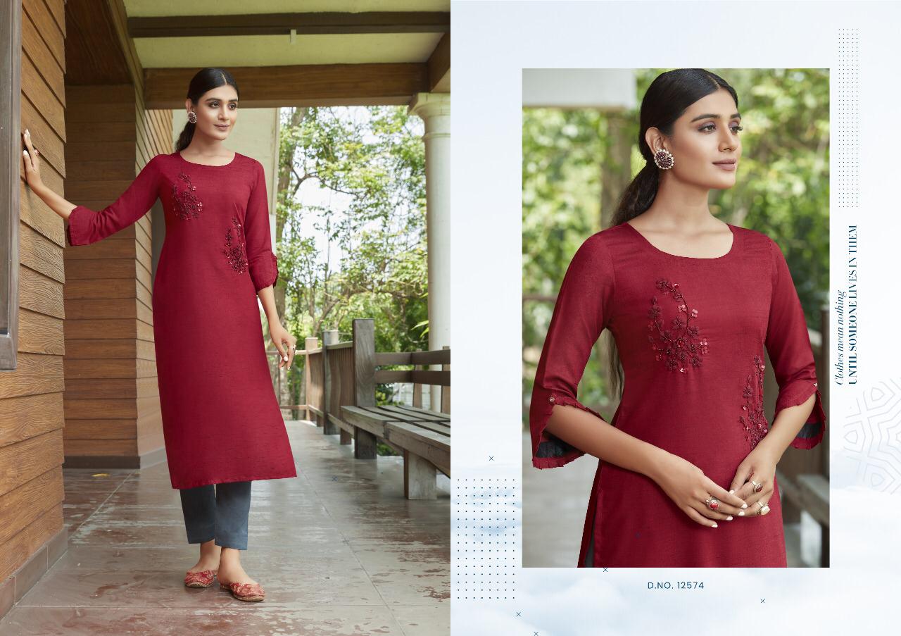 Kalaroop Pears Fancy Wear Designer Kurti Catalog