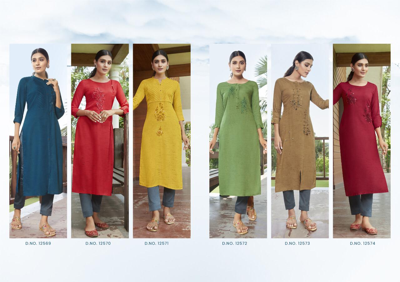 Kalaroop Pears Fancy Wear Designer Kurti Catalog
