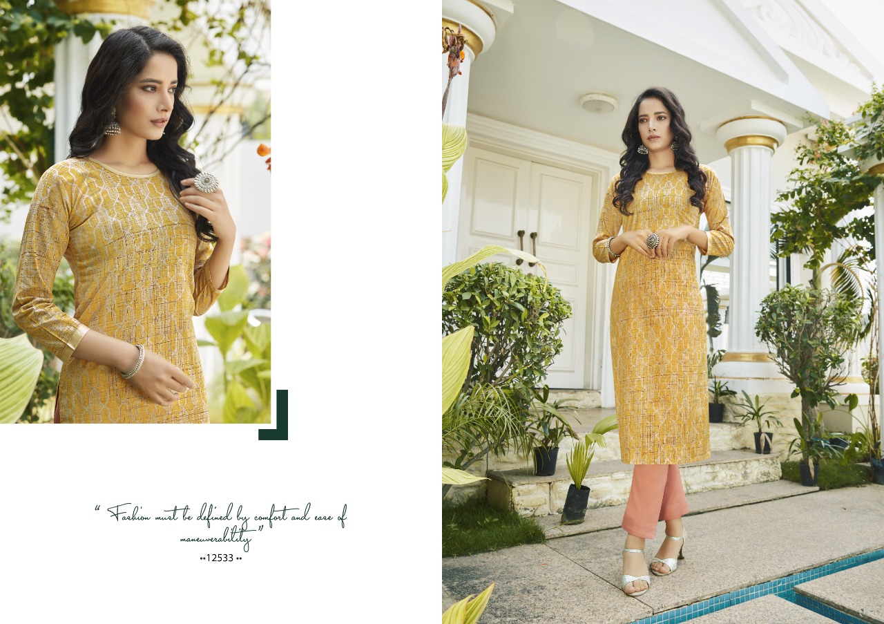 Kalaroop Seltos Cotton Fancy Printed Kurti Catalog