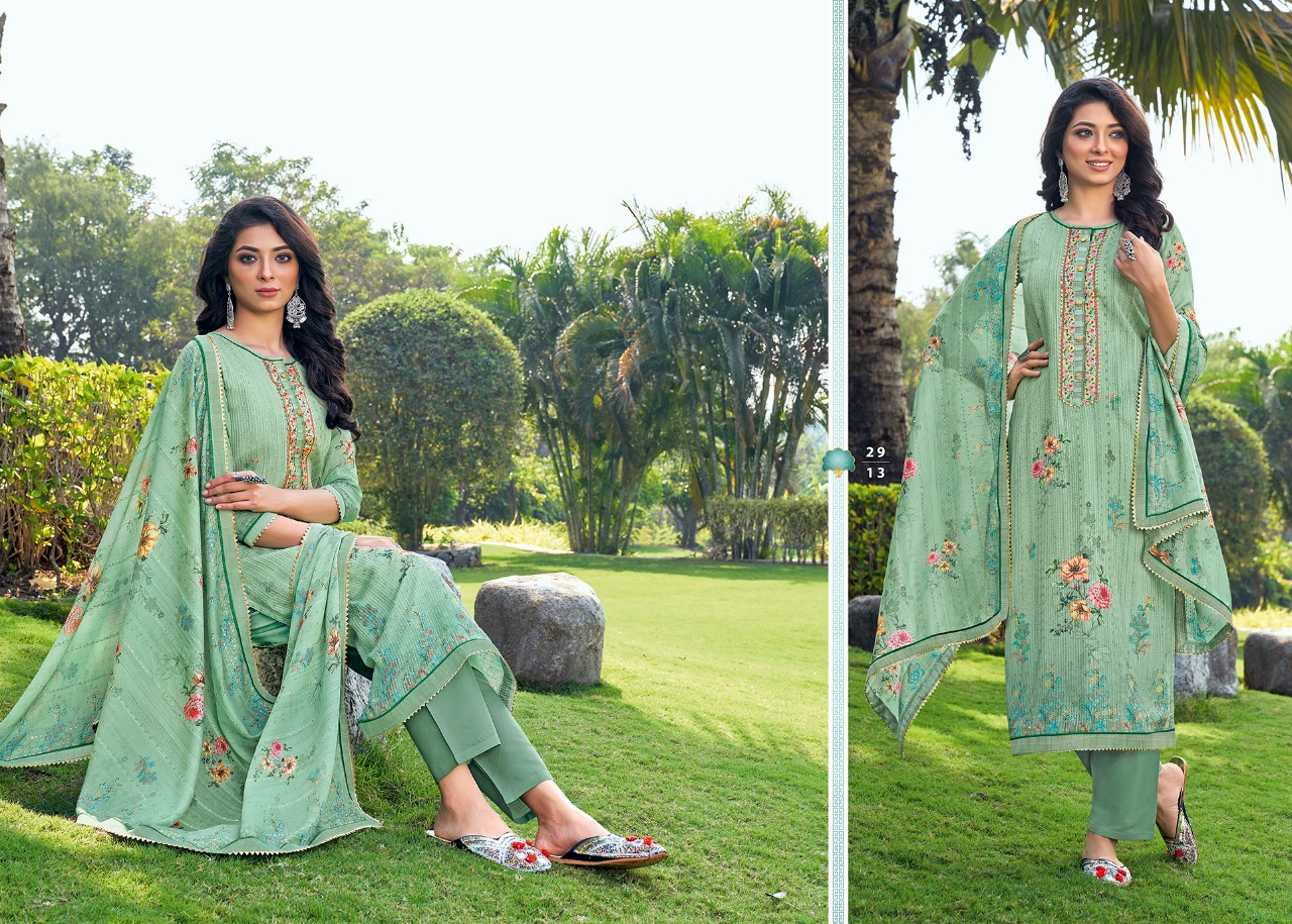 Kessi Flower Valley Designer Ethnic Wear Cotton Readymade Salwar Suits Catalog
