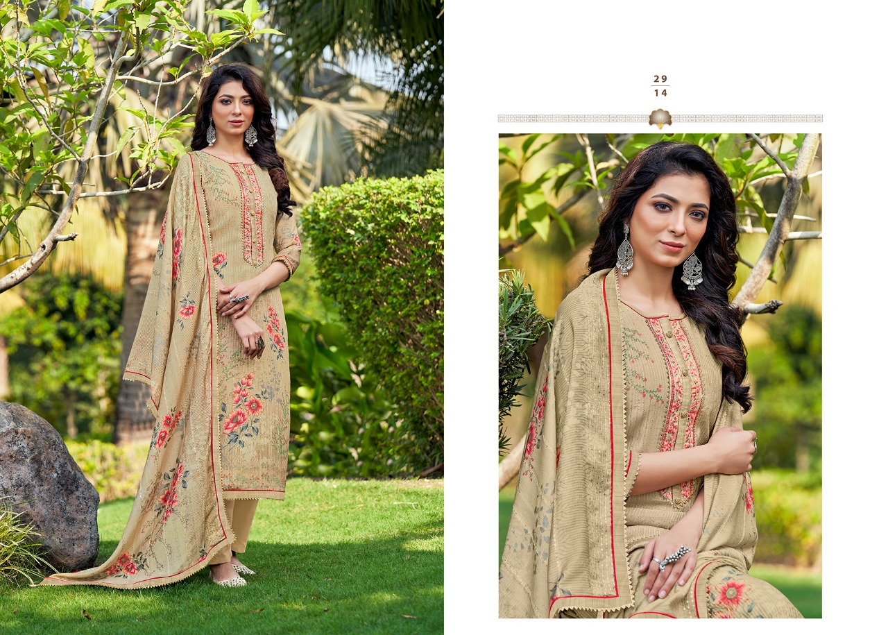 Kessi Flower Valley Designer Ethnic Wear Cotton Readymade Salwar Suits Catalog
