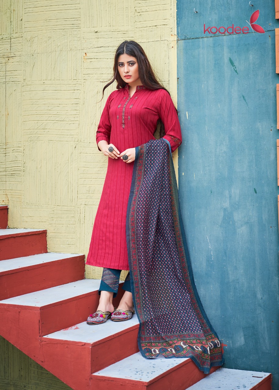 Koodee Saheli Vol 10 Desigenr Festive Wear Viscose Readymade Kurti Catalog