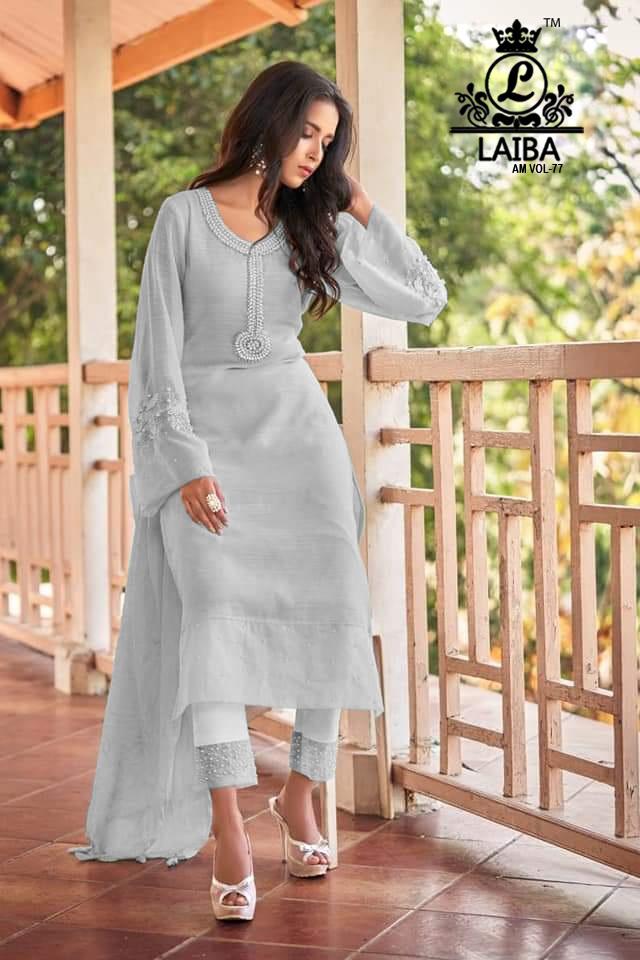 Laiba  Am Vol-77 Designer Pakistani Salwar Suits Catalog