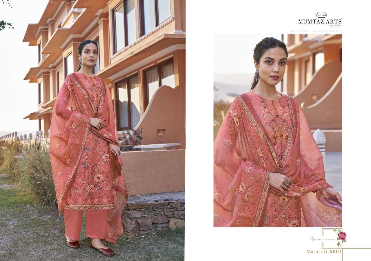 Mumtaz Arts Masakali Karachi Cotton Dress Material Catalog