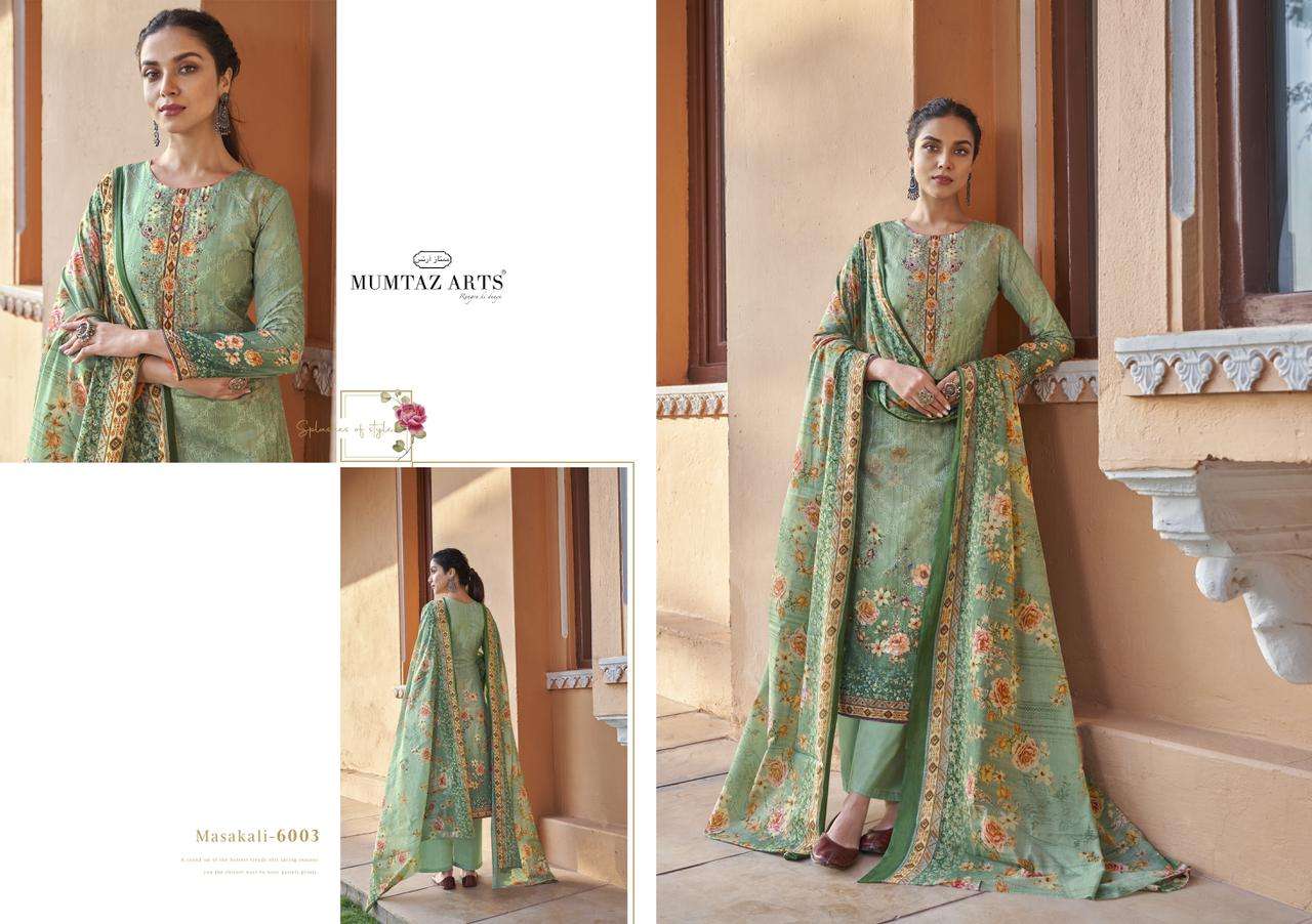 Mumtaz Arts Masakali Karachi Cotton Dress Material Catalog