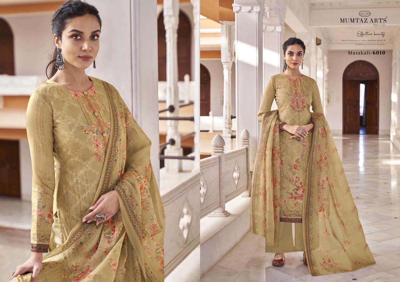 Mumtaz Arts Masakali Karachi Cotton Dress Material Catalog