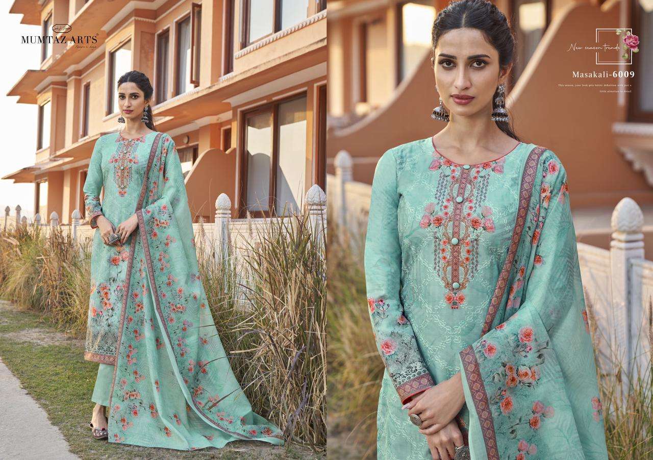 Mumtaz Arts Masakali Karachi Cotton Dress Material Catalog