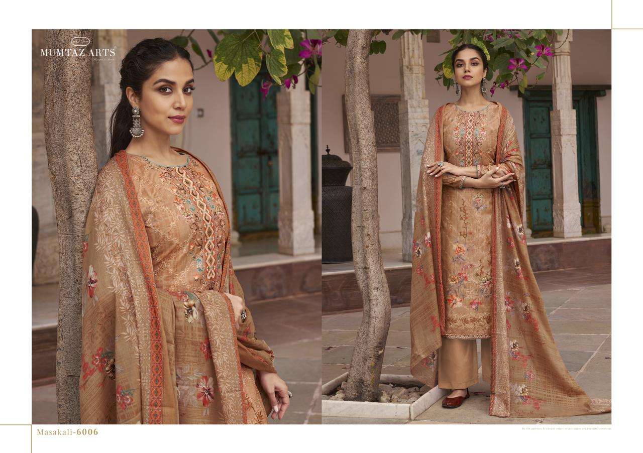 Mumtaz Arts Masakali Karachi Cotton Dress Material Catalog