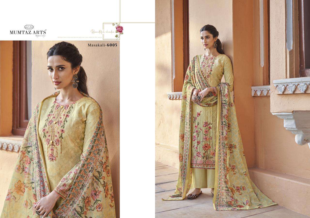 Mumtaz Arts Masakali Karachi Cotton Dress Material Catalog