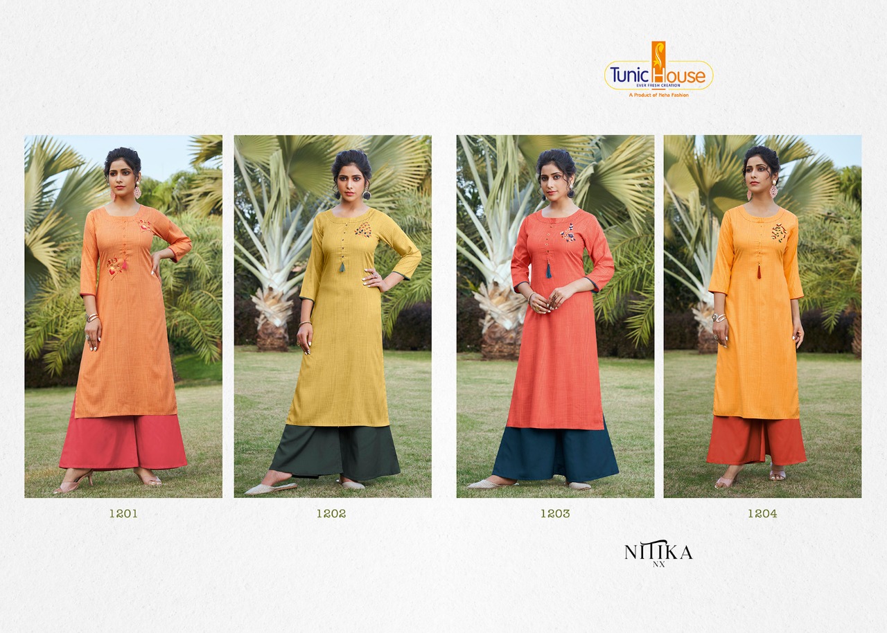 Tunic House Nitika Nx Designer Kurti Catalouge