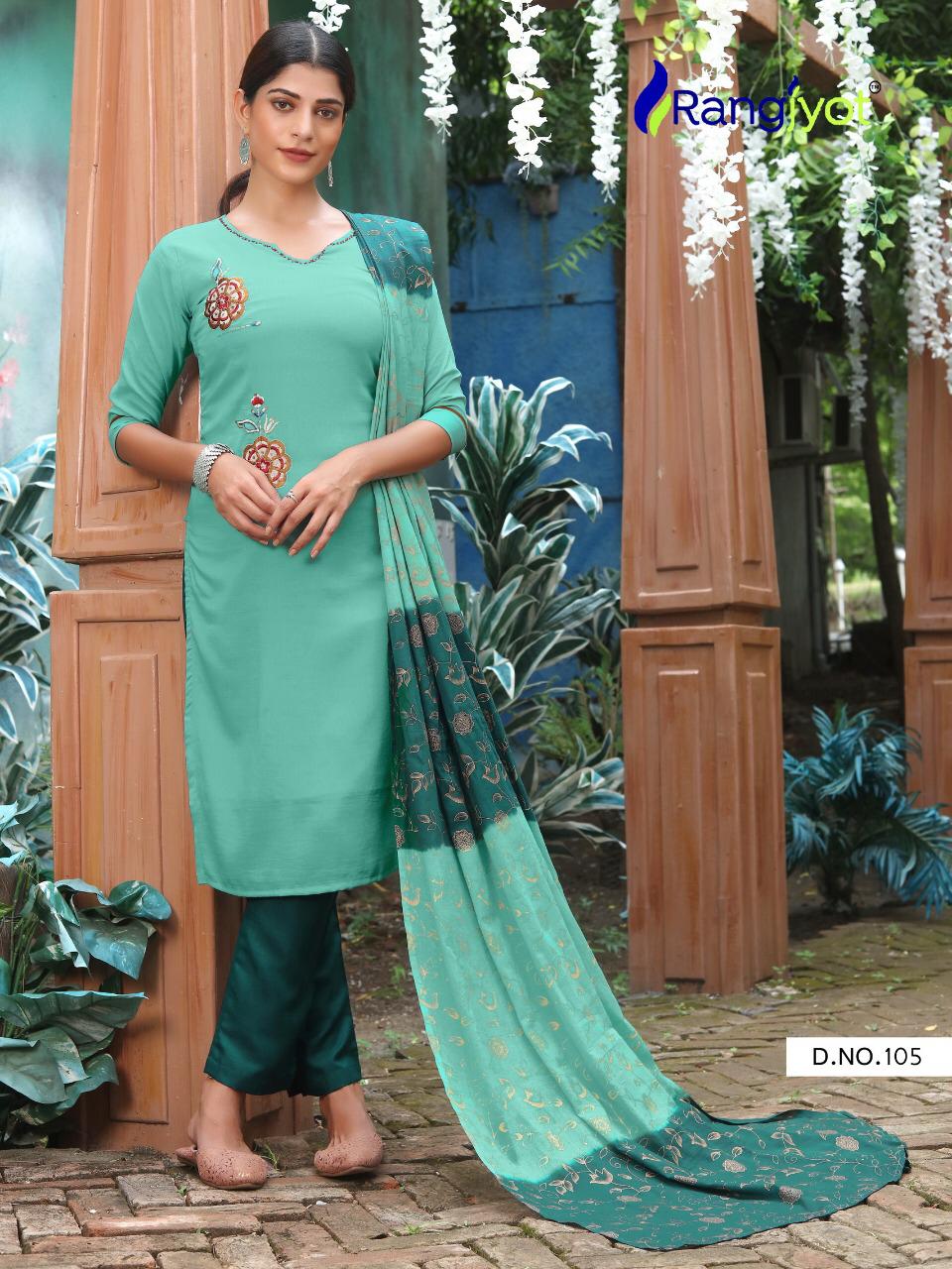 Rangjyot Chitra Vol 1 Silk Designer Ready-made Kurti Catalog