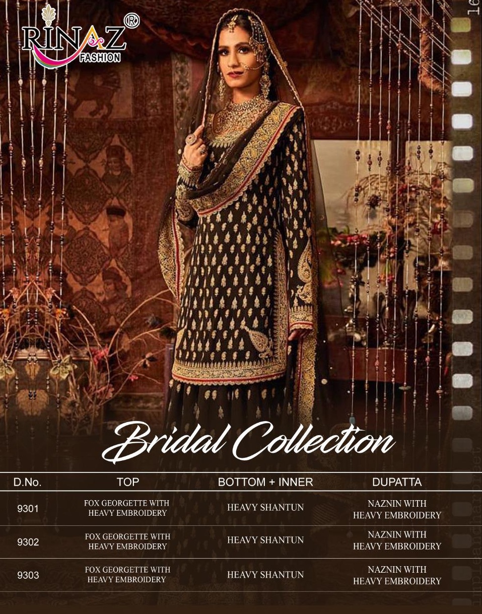 Rinaz Bridal Collection Wear Heavy Wedding Lehenga  Catalog
