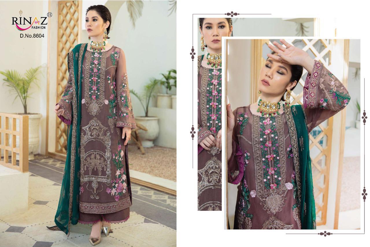 Rinaz Imrozia  Vol 4 Georgette Wear Pakistani Salwar Kameez  Catalog