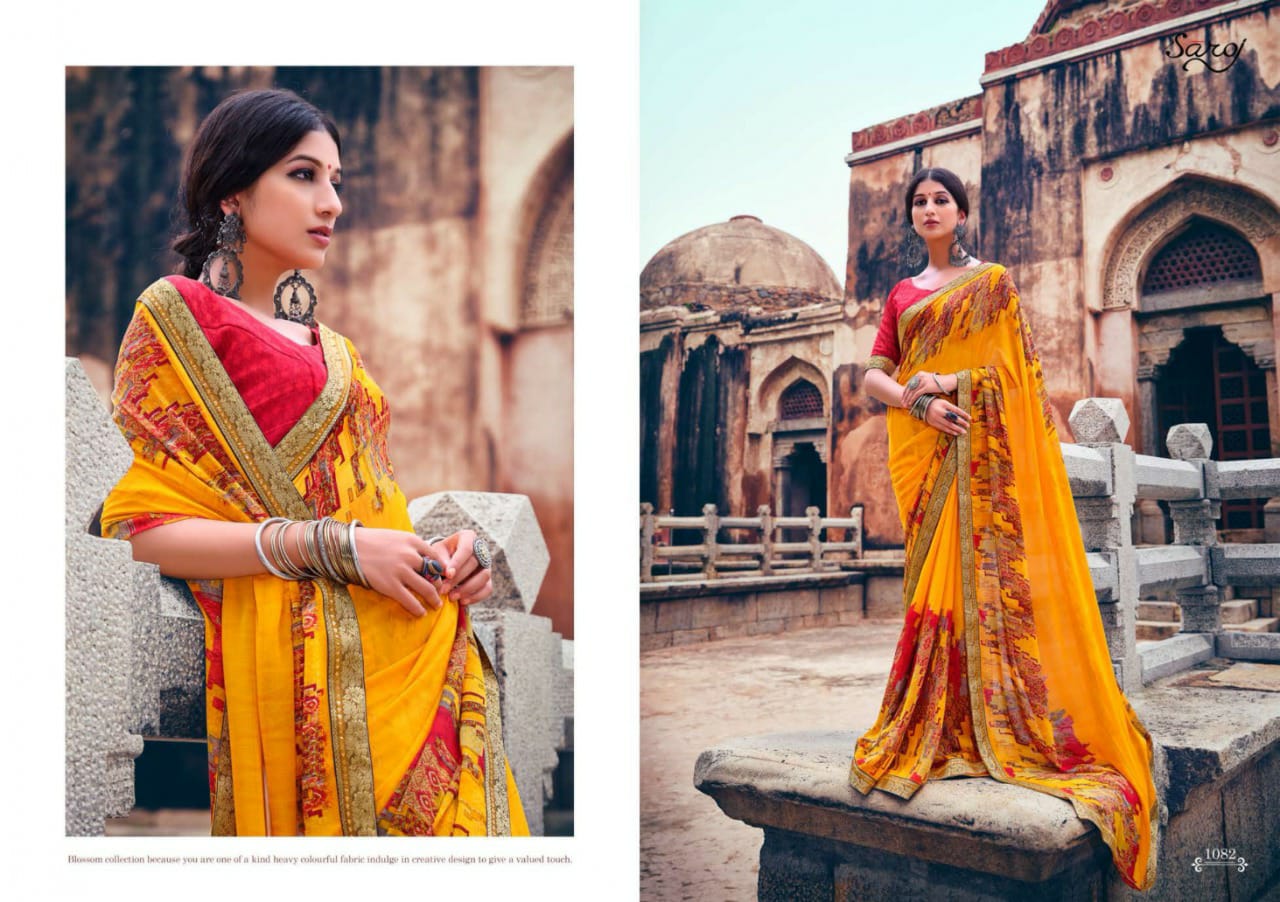 Saroj Gorgeous Vol 3 Casual Wear Printed Sarees Collection