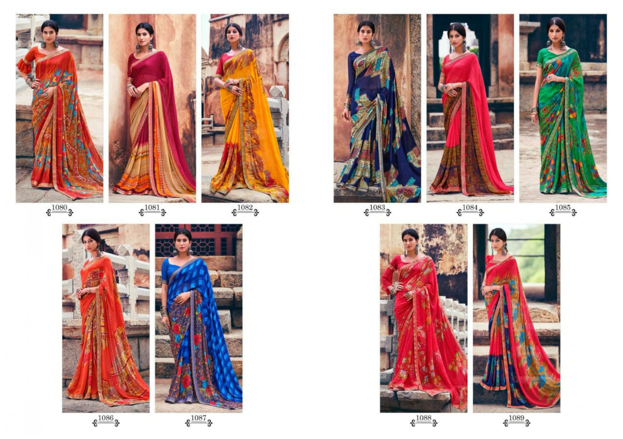 Saroj Gorgeous Vol 3 Casual Wear Printed Sarees Collection