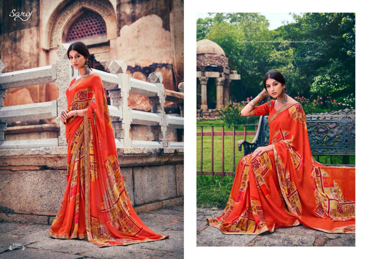 Saroj Gorgeous Vol 3 Casual Wear Printed Sarees Collection