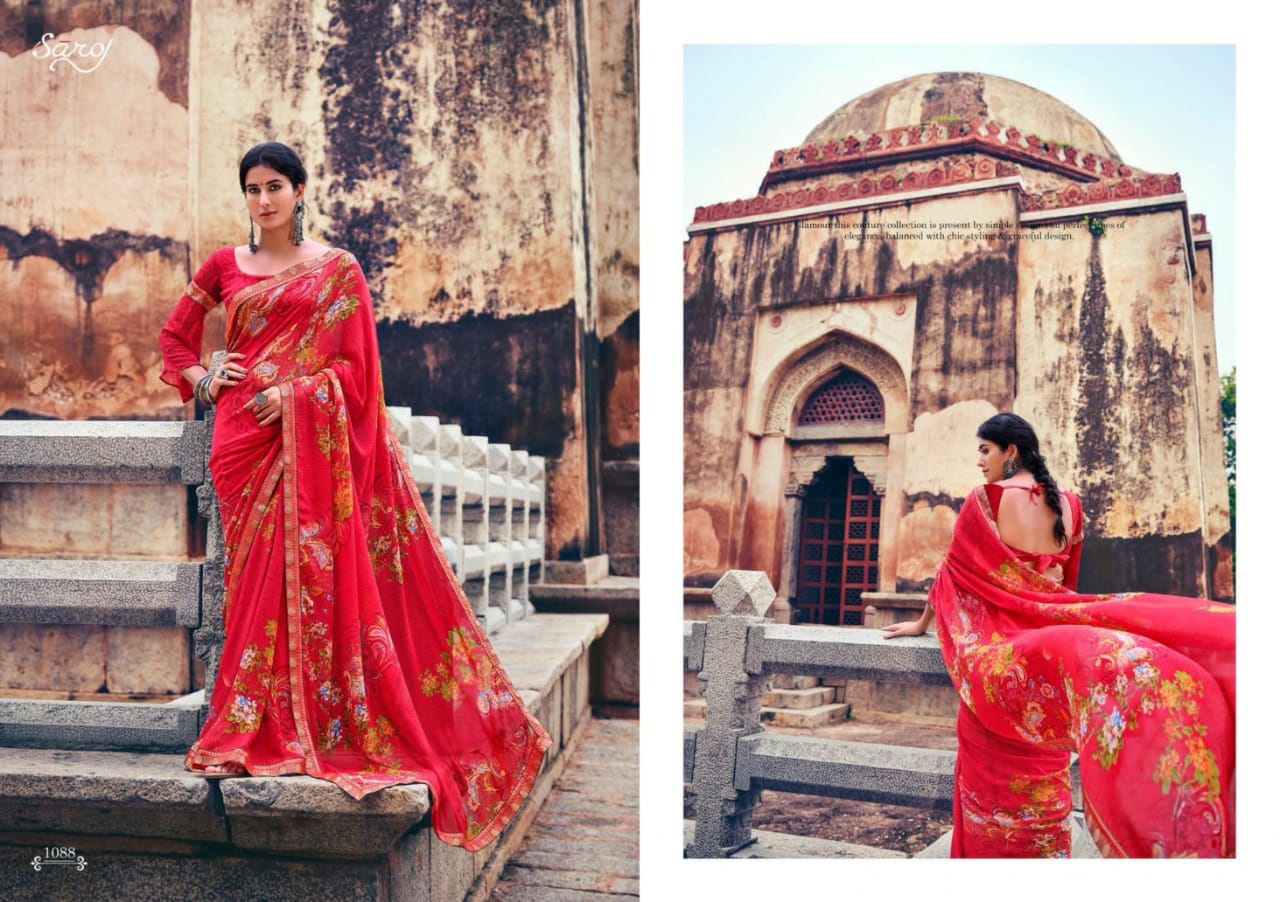 Saroj Gorgeous Vol 3 Casual Wear Printed Sarees Collection