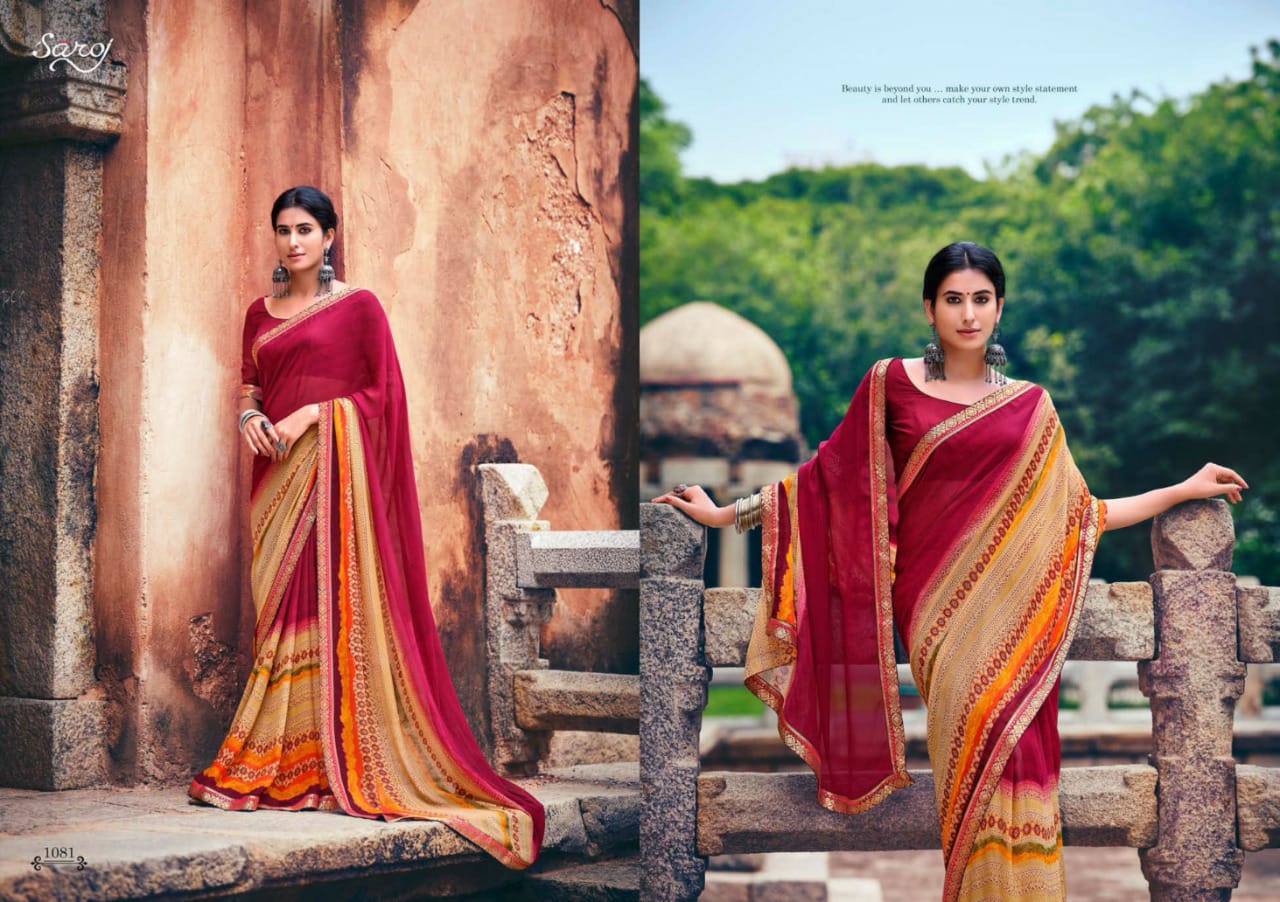 Saroj Gorgeous Vol 3 Casual Wear Printed Sarees Collection