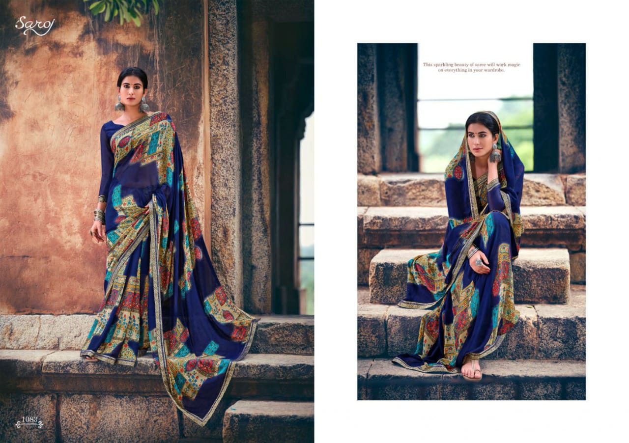 Saroj Gorgeous Vol 3 Casual Wear Printed Sarees Collection