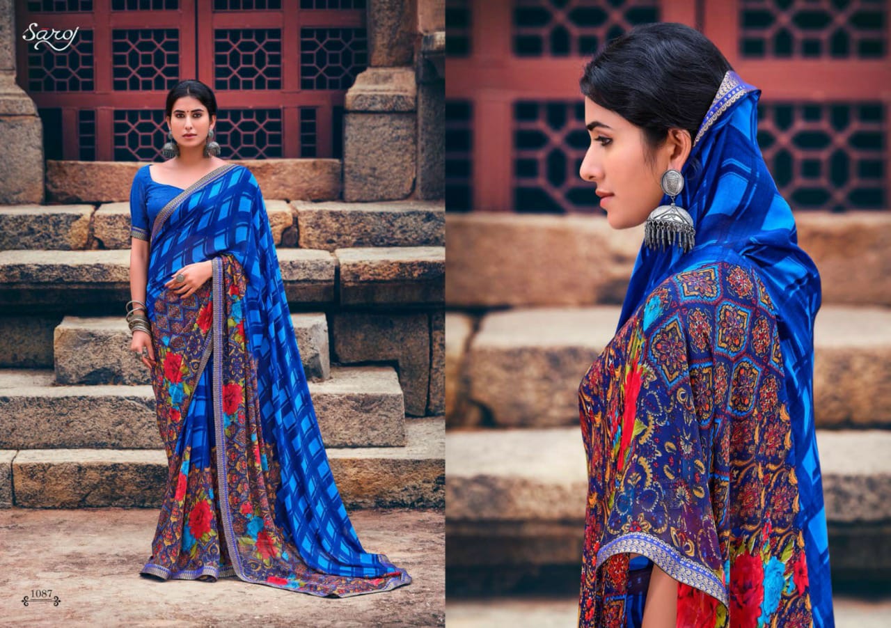 Saroj Gorgeous Vol 3 Casual Wear Printed Sarees Collection