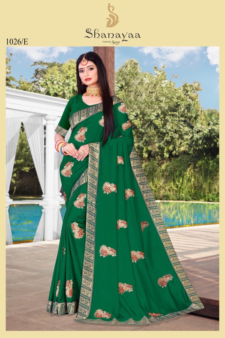 Saroj  Shanayaa Festive Wear Saree Catalog