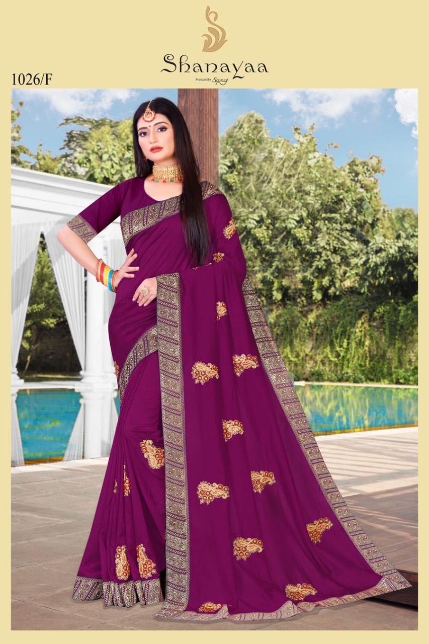 Saroj  Shanayaa Festive Wear Saree Catalog