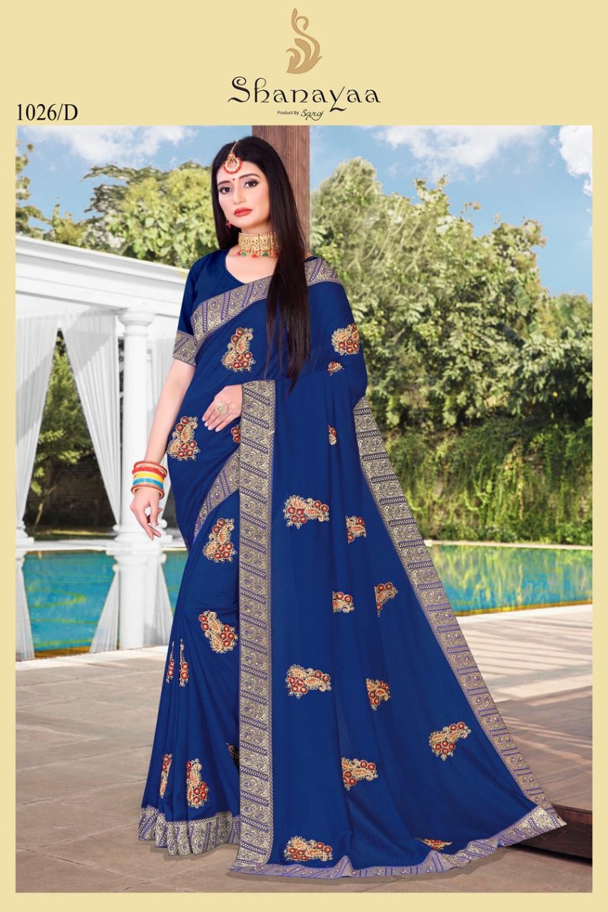 Saroj  Shanayaa Festive Wear Saree Catalog