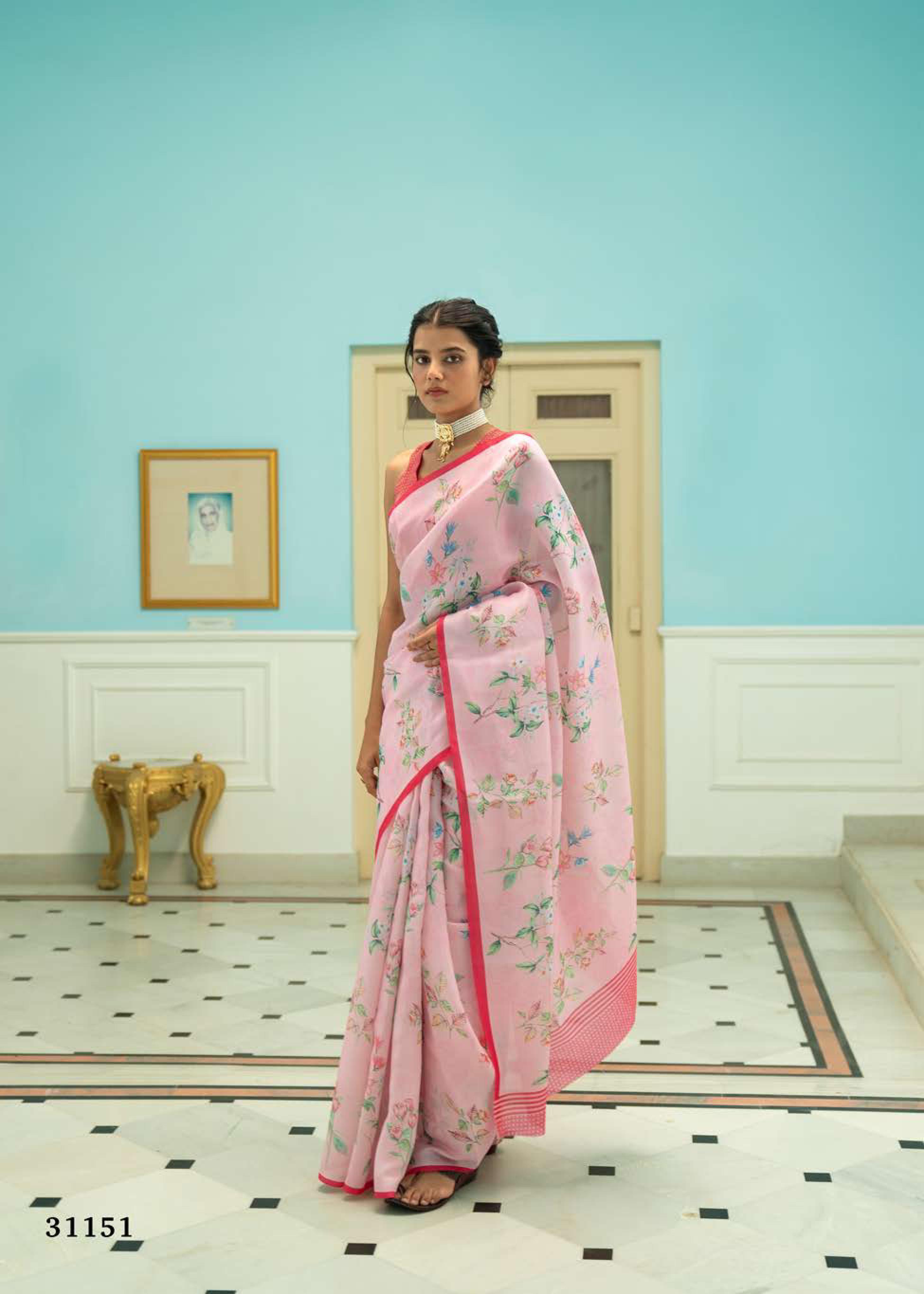 Shangrila Cremona Digital Designer Tussar Satin Digital Printed Saree Catalog