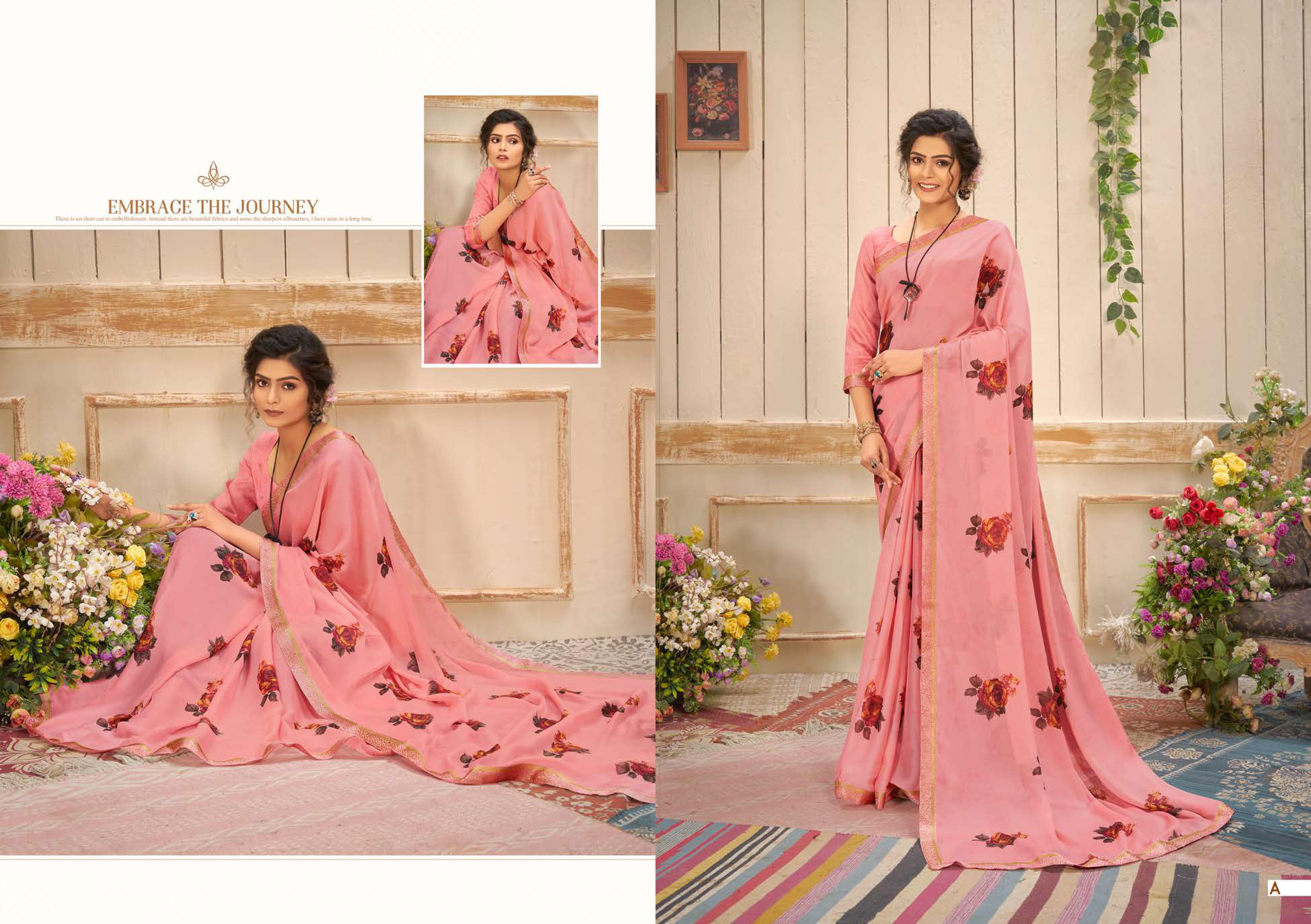 Shravya Niharika Designer Printed Casual Wear Saree Catalog
