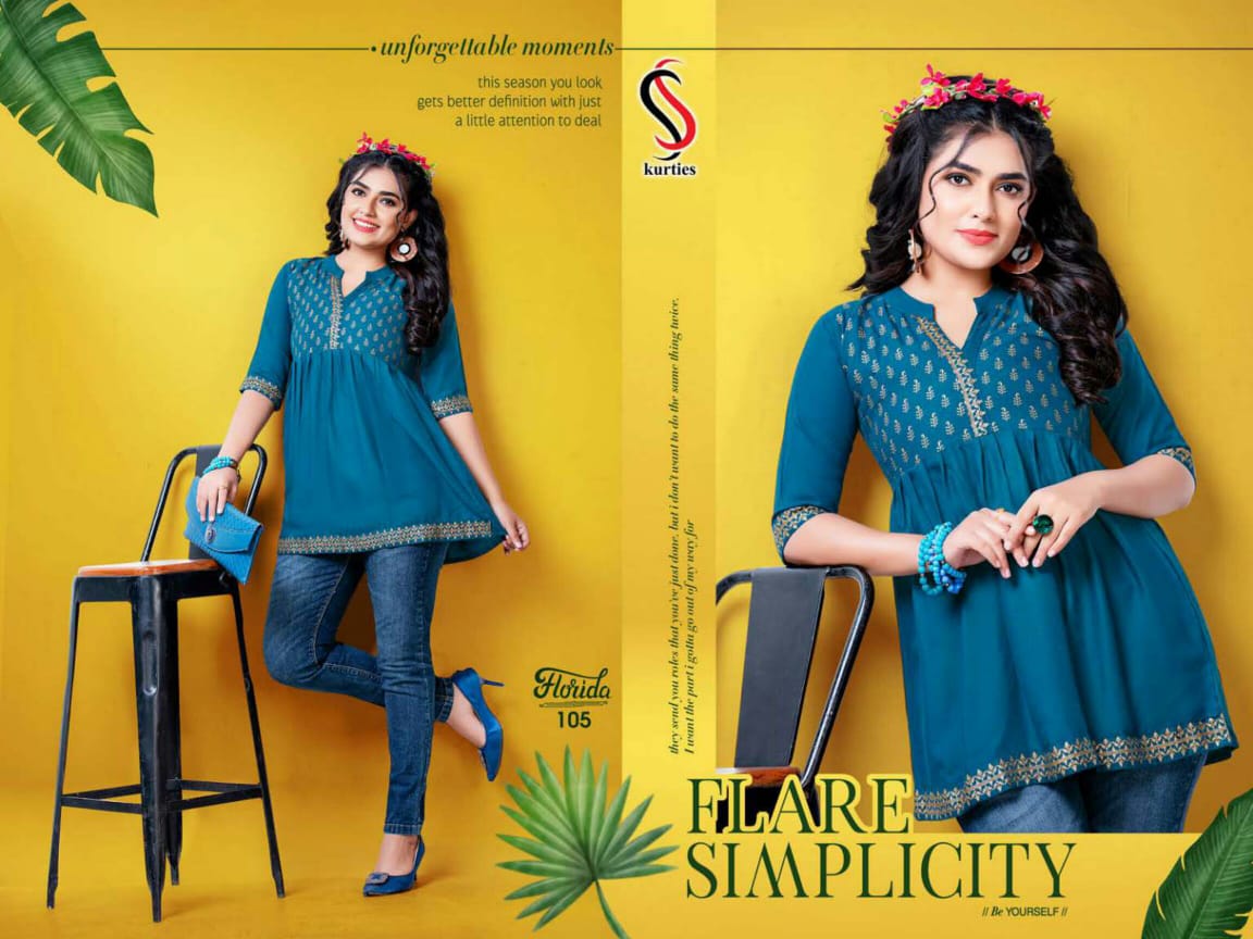 Ss Kurtis Florida Casual Wear Wester Leadies Top  Catalog
