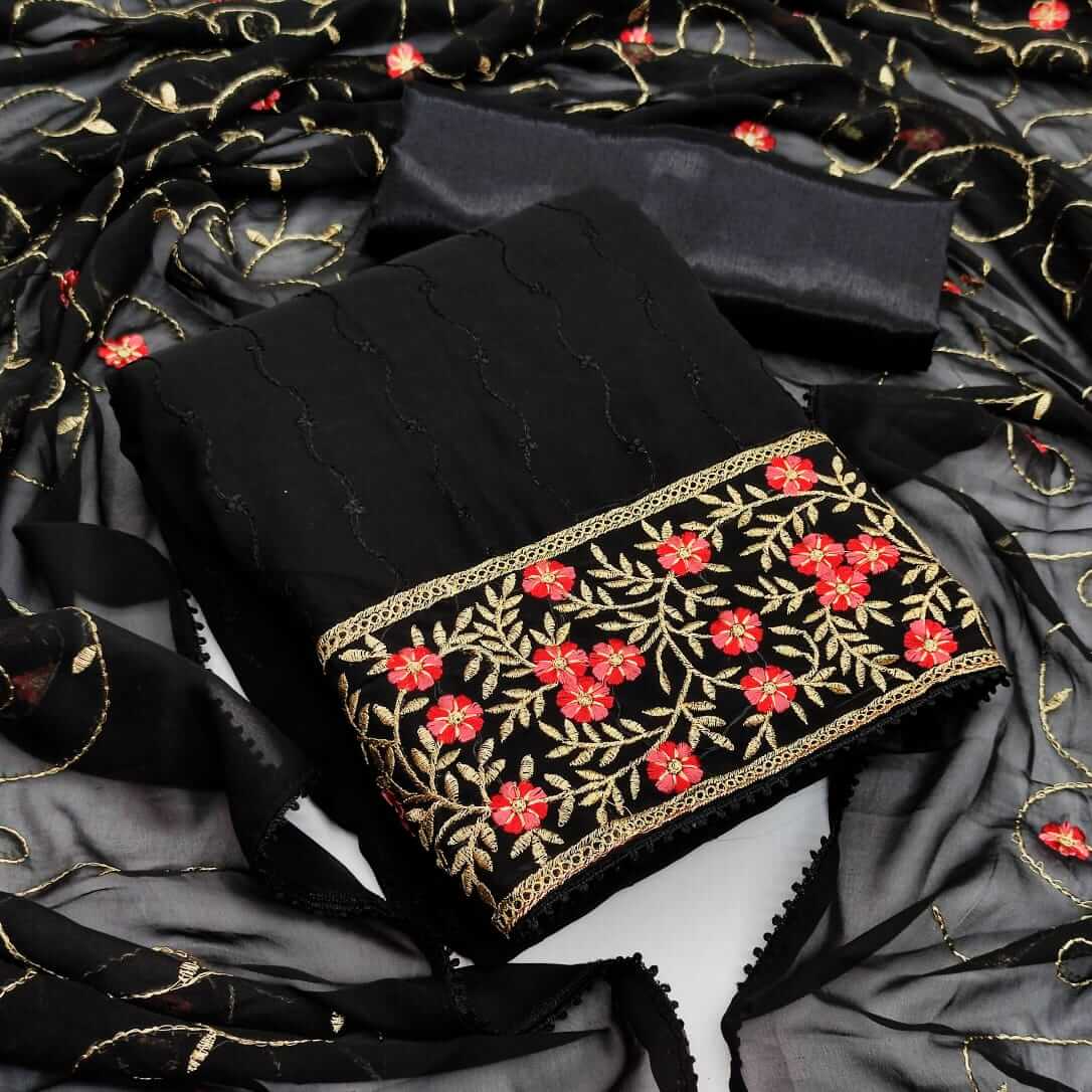 Fc Georgette Vol 1 Designer Dress Materials Catalog