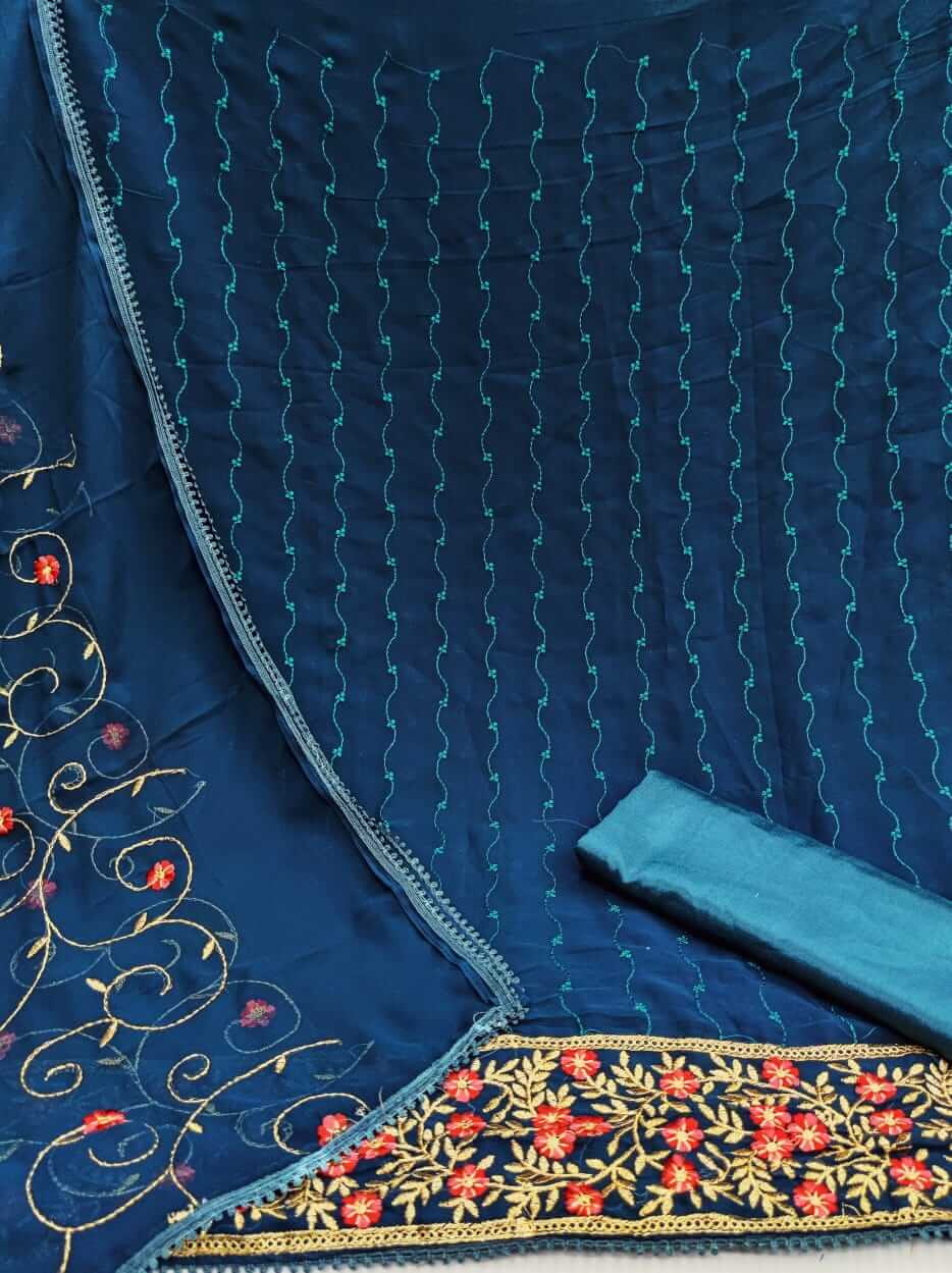 Fc Georgette Vol 1 Designer Dress Materials Catalog