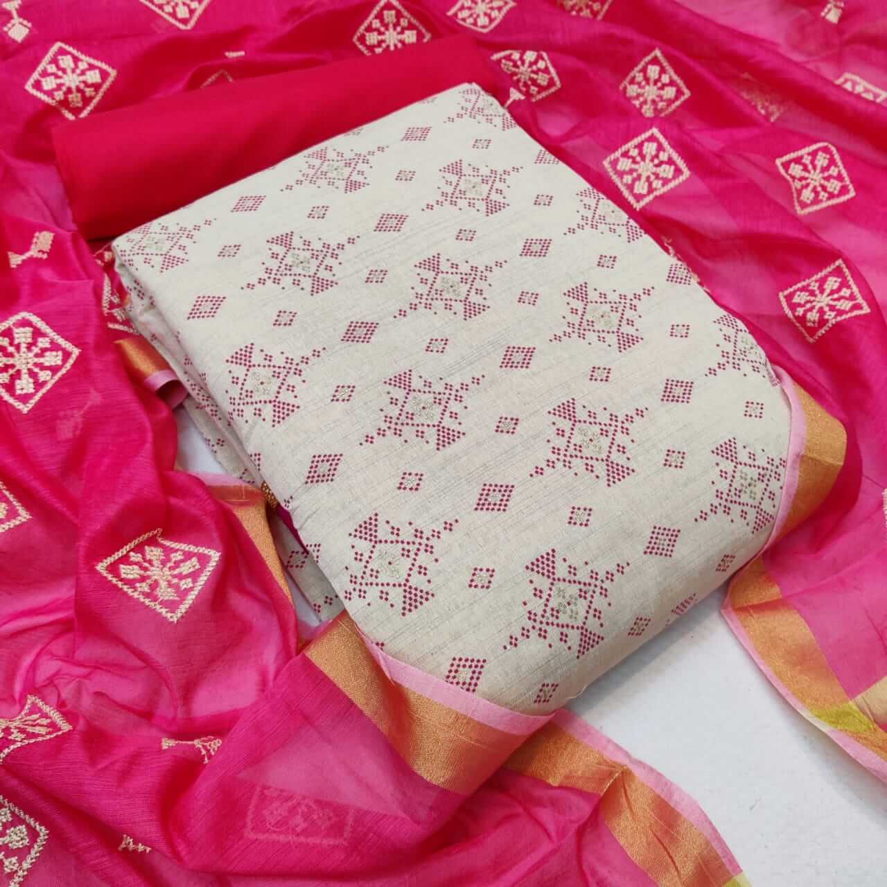 Fc Khadi Cotton Vol 2 Designer Khadi Cotton Dress Materials Catalog