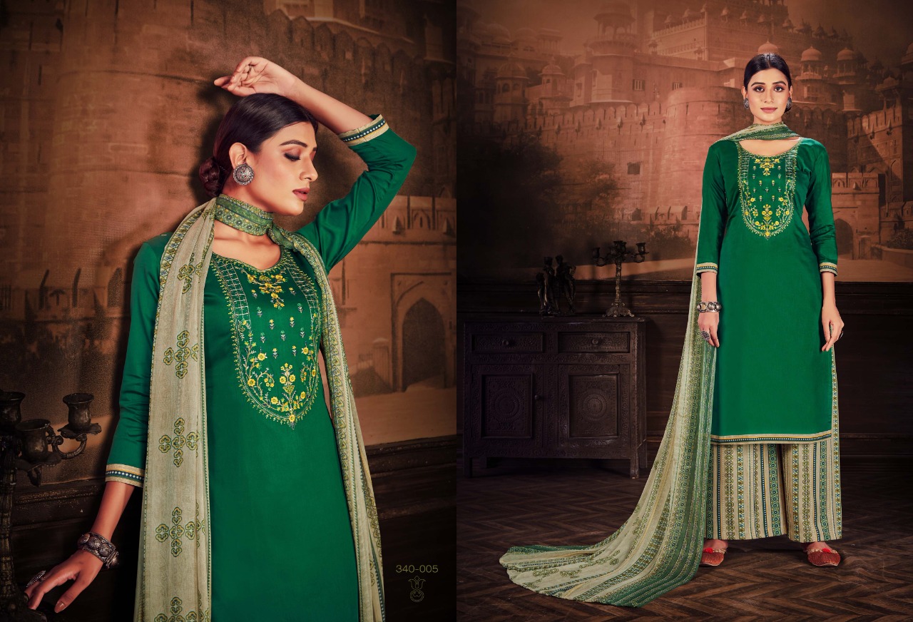 Zulfat Ishika Cotton Designer Embroidery Salwar Suits Catalog