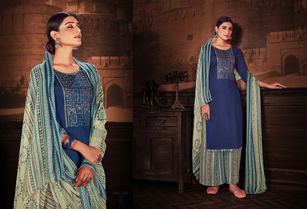 Zulfat Ishika Cotton Designer Embroidery Salwar Suits Catalog