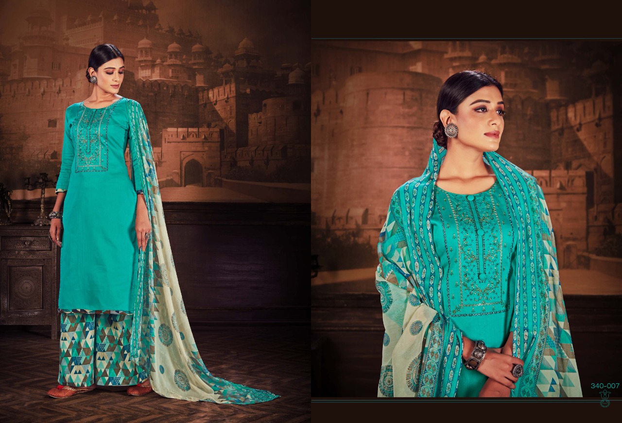 Zulfat Ishika Cotton Designer Embroidery Salwar Suits Catalog