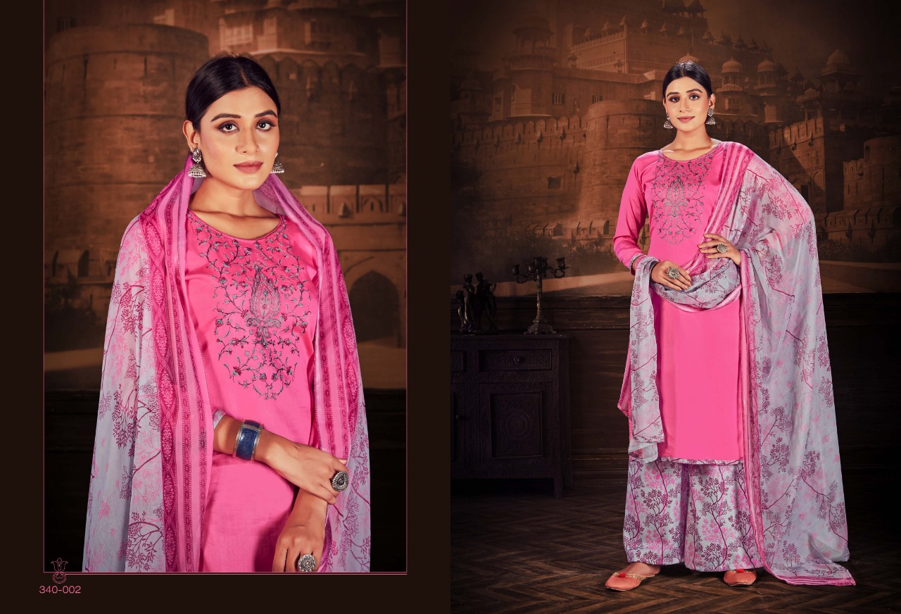 Zulfat Ishika Cotton Designer Embroidery Salwar Suits Catalog