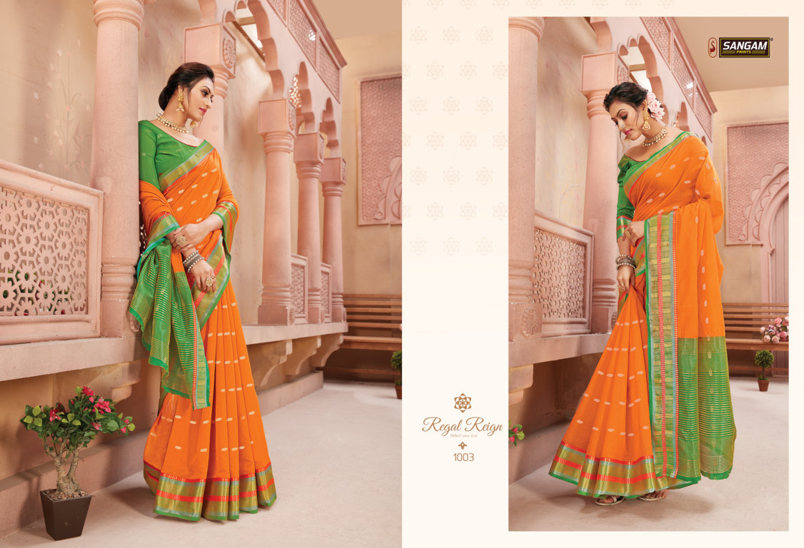 Sangam Presents Ratnalekha Handloom Silk Sarees