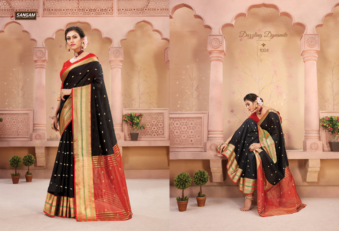 Sangam Presents Ratnalekha Handloom Silk Sarees