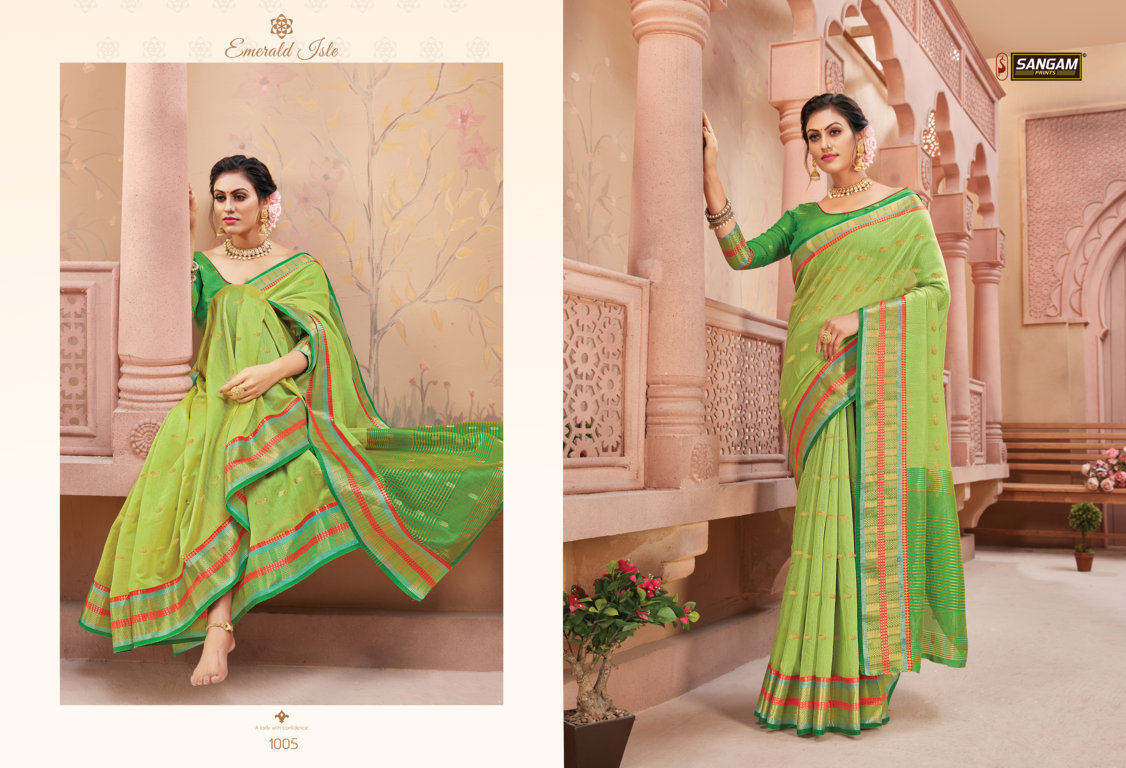 Sangam Presents Ratnalekha Handloom Silk Sarees