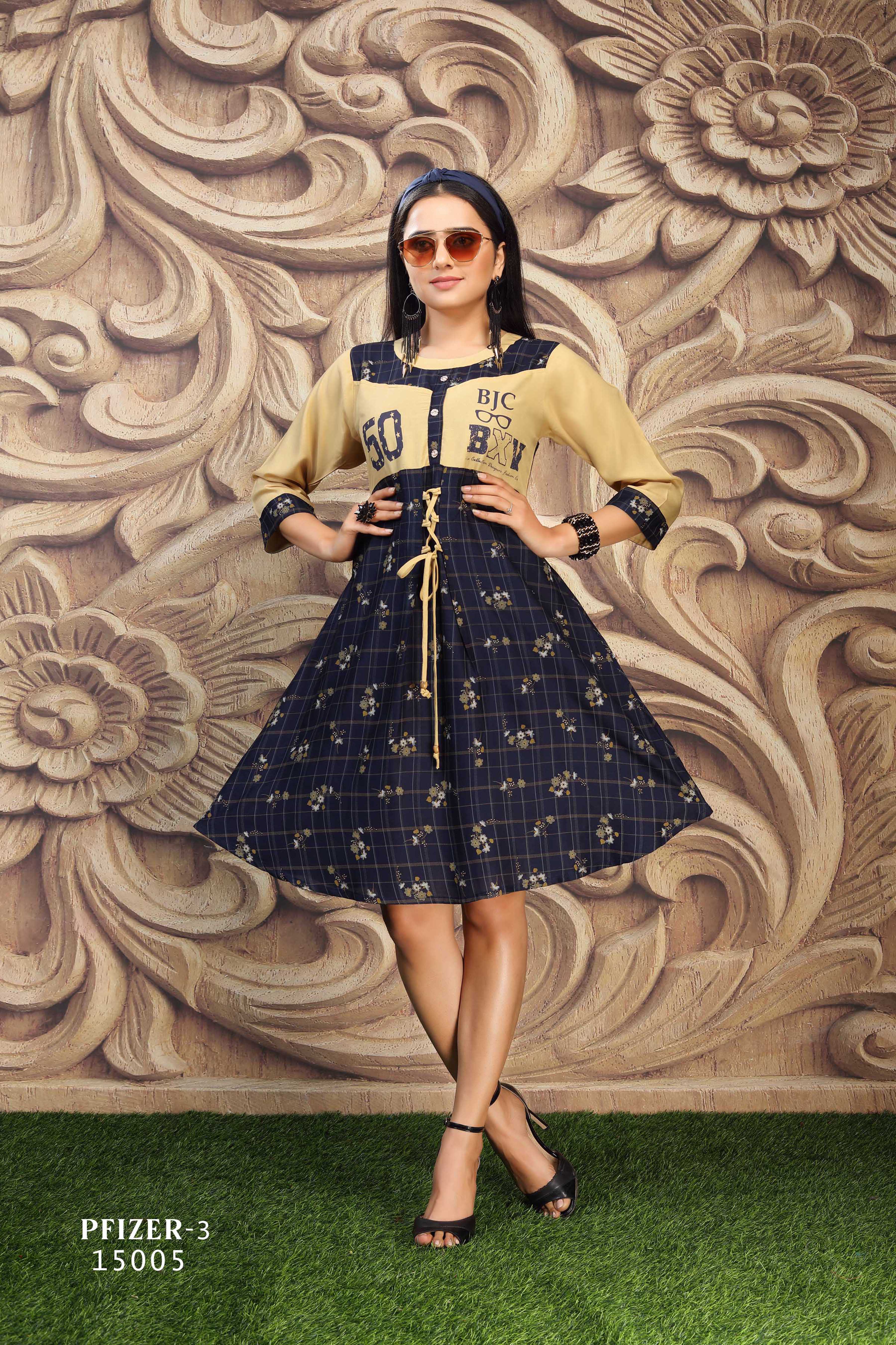 Premnath Pfizer Vol.3 Western Style Fancy Kurtis At Reasonable Price