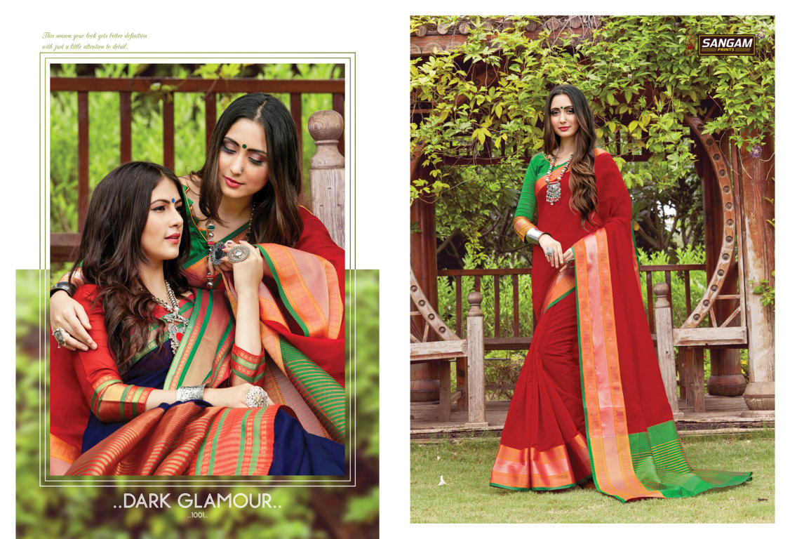 Sangam Presents Godawari Handloom Cotton Sarees