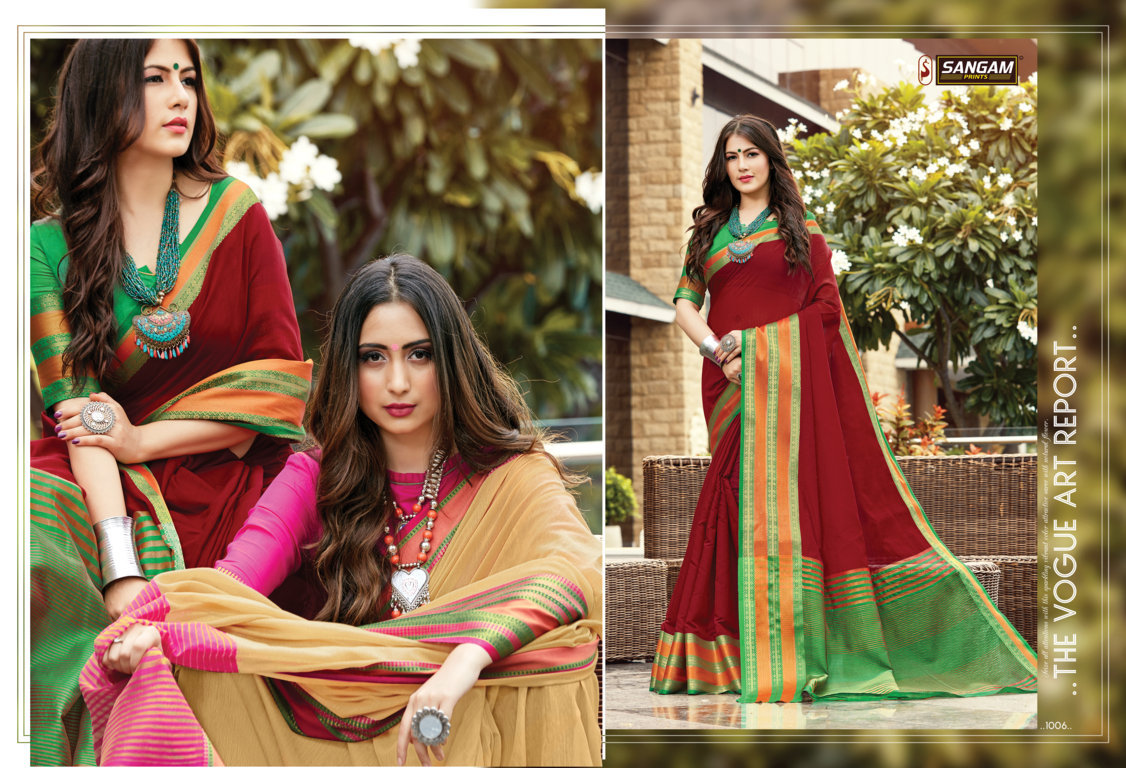 Sangam Presents Godawari Handloom Cotton Sarees