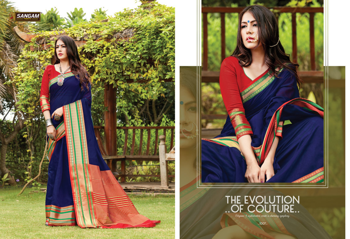Sangam Presents Godawari Handloom Cotton Sarees